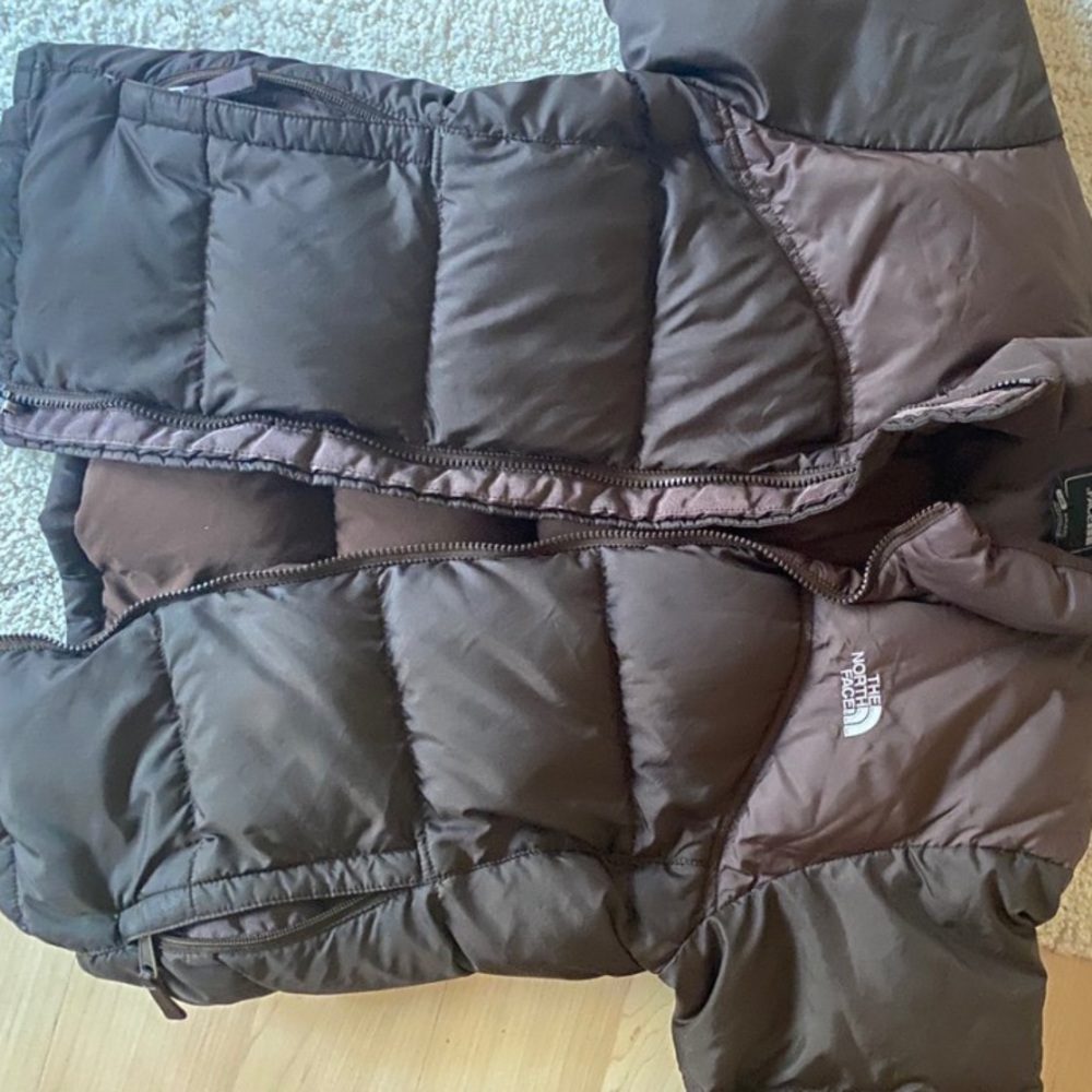 The North Face Brown Puffer 600 fill